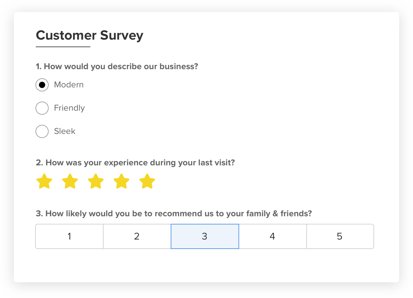 Client Intake Form and Survey Builder