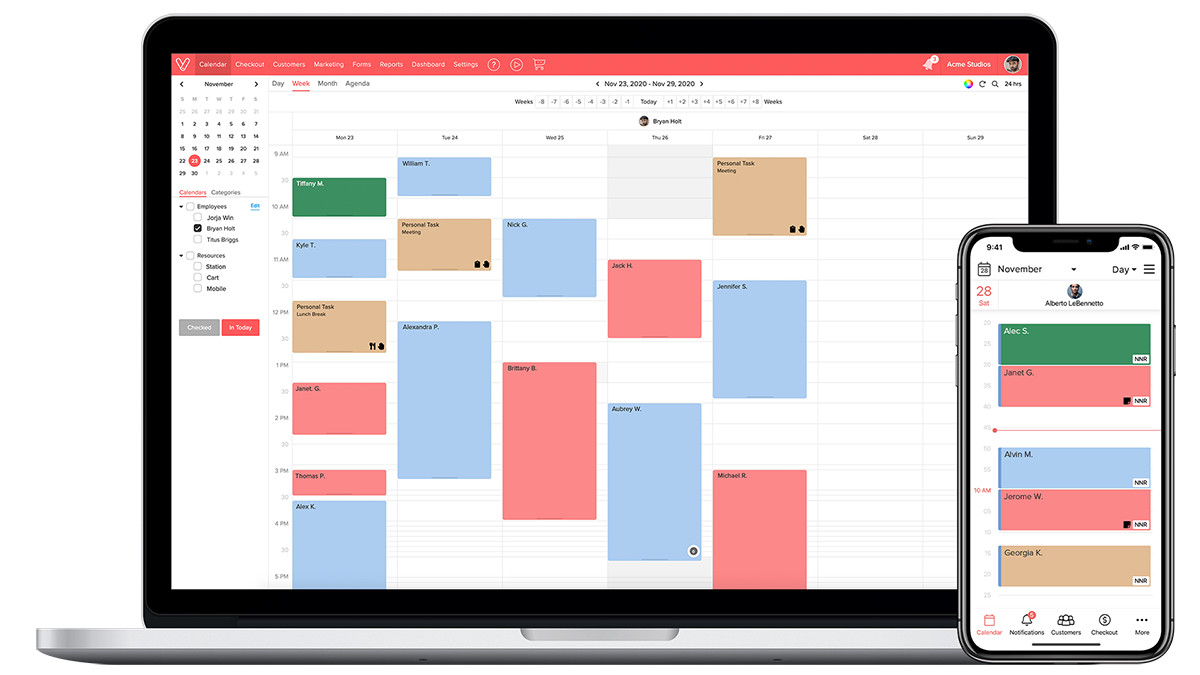 Scheduling Software for Dance Studios
