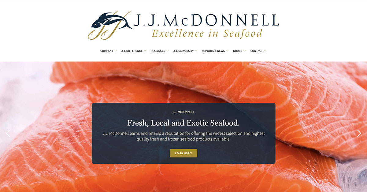 J.J. McDonnell & Co, Inc. Excellence in Seafood Provider of high