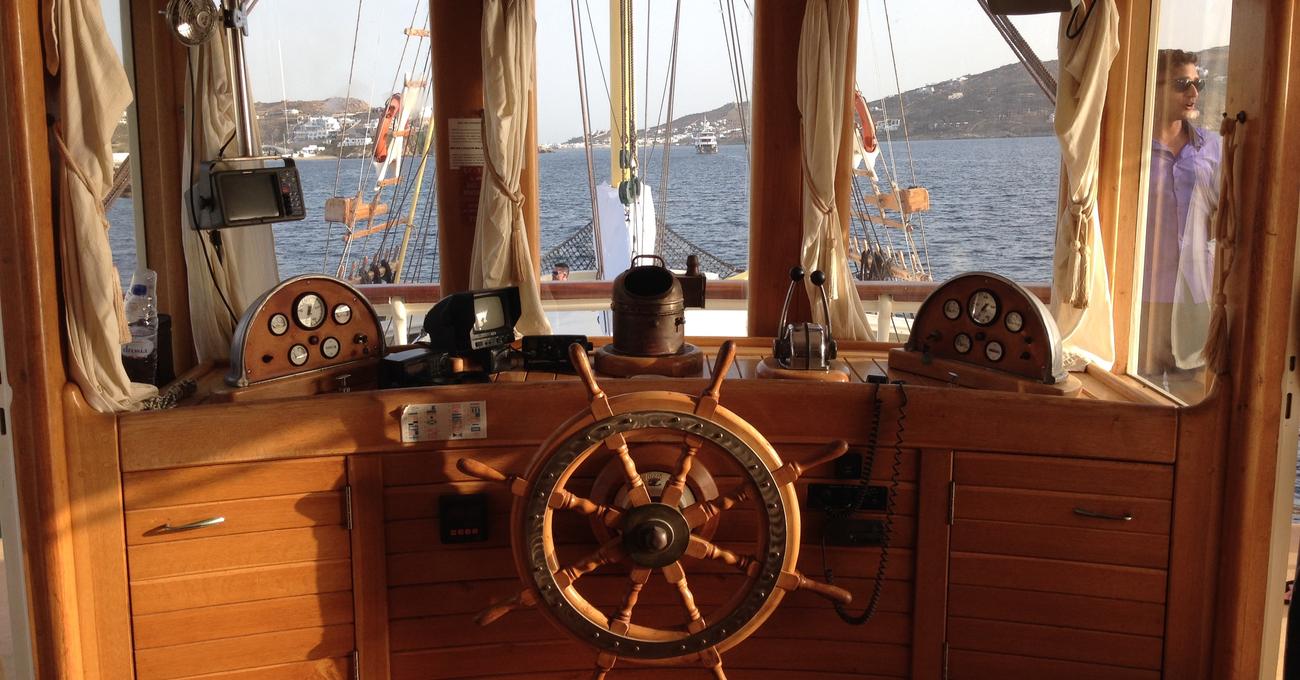 What is the steering room on a boat called lakewizard