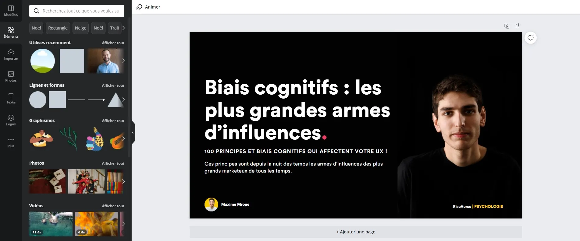 Exemple de l'effet Ikea avec l'exemple de Canva