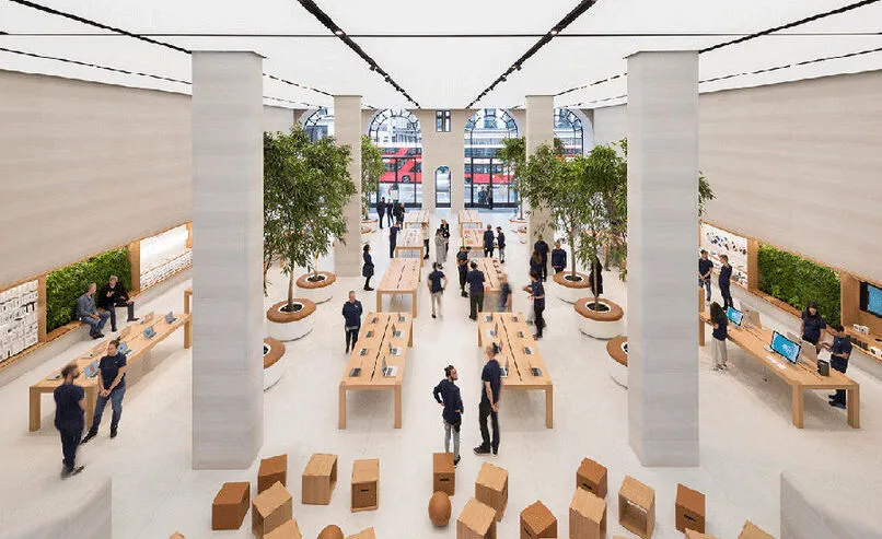 Exemple de marketing sensoriel (sensory appeal) avec Apple et ses Apple Store