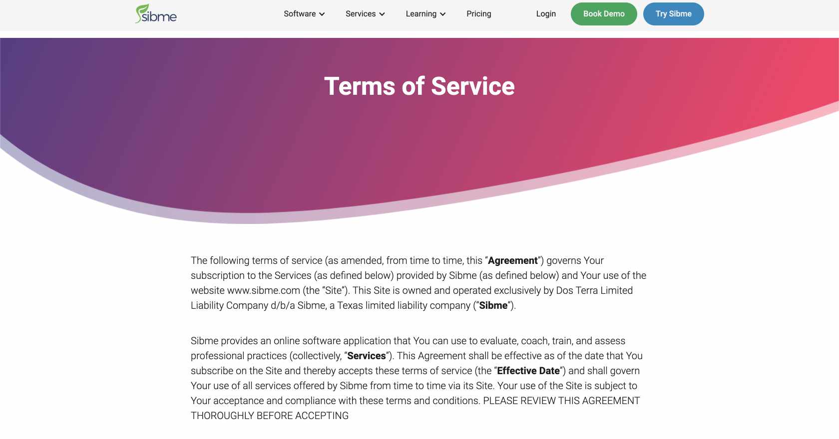 Terms of Service