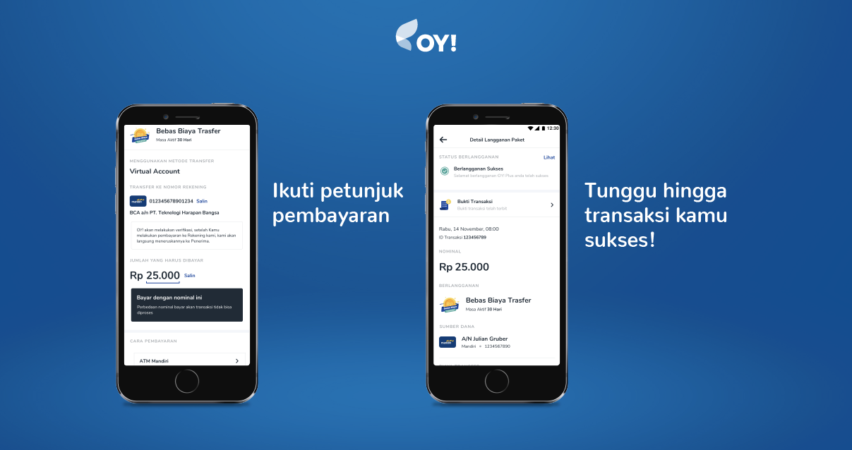 cara pembelian oy! plus