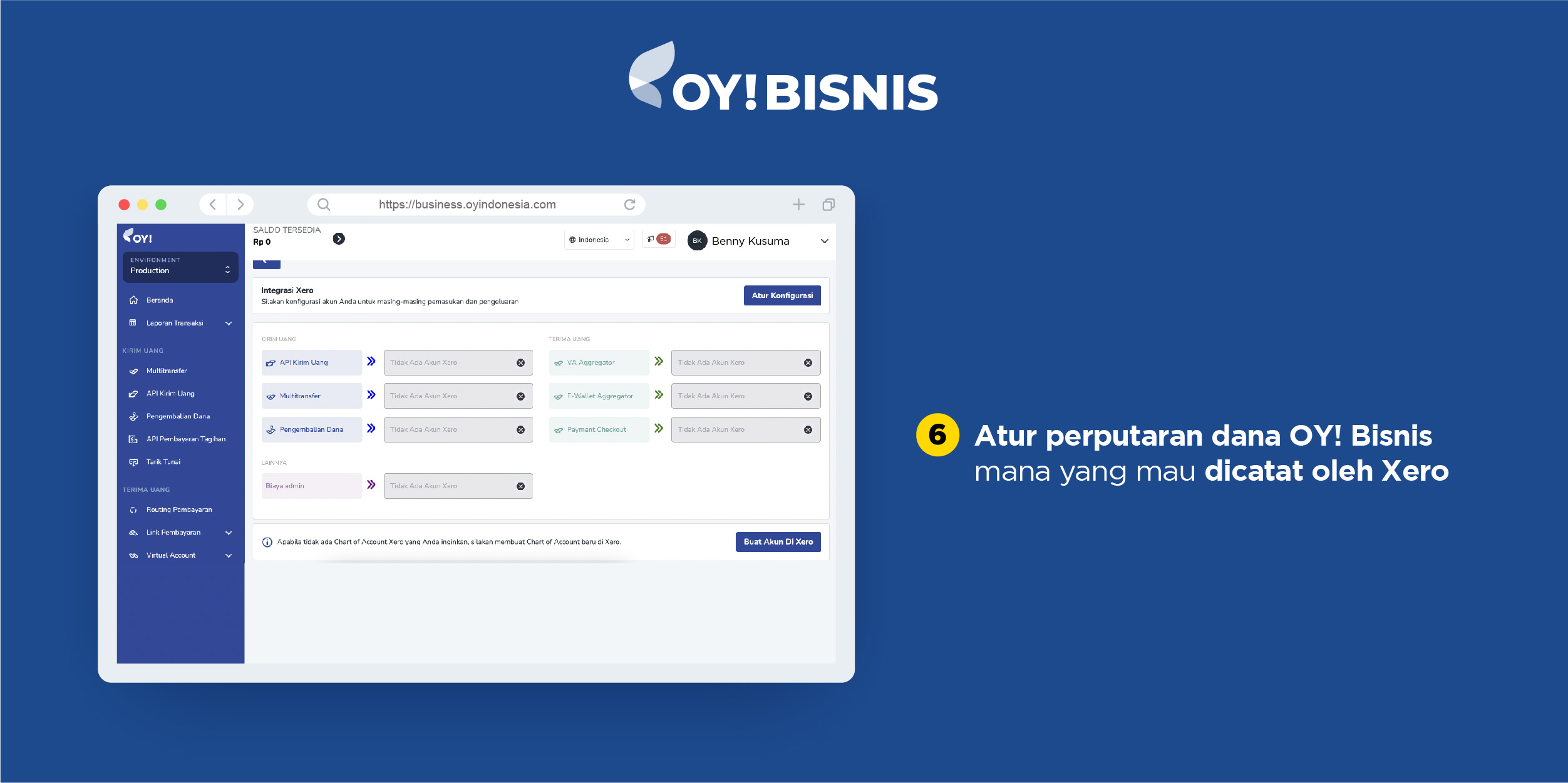 integrasi oy! dengan xero