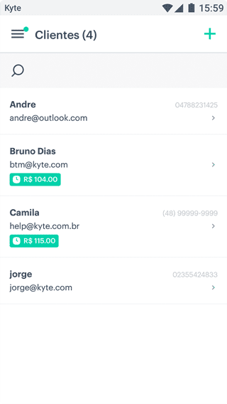 ver compras de cliente