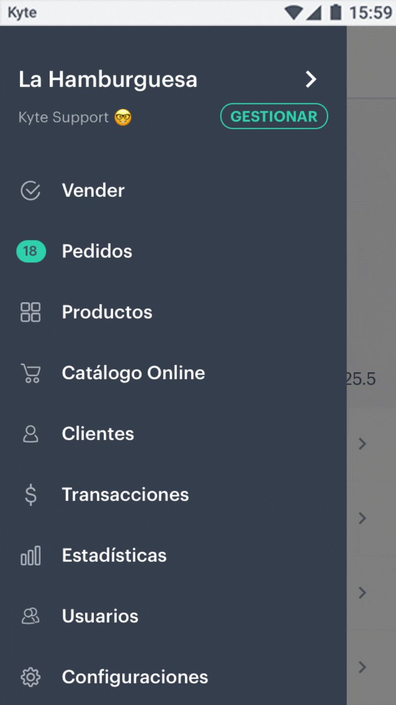 pedido comida facebook