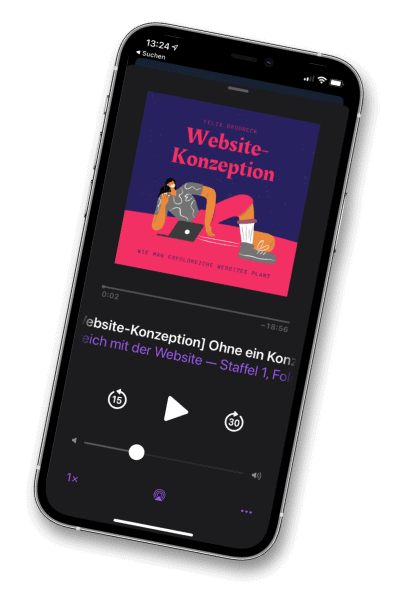 Podcast zur Website-Konzeption