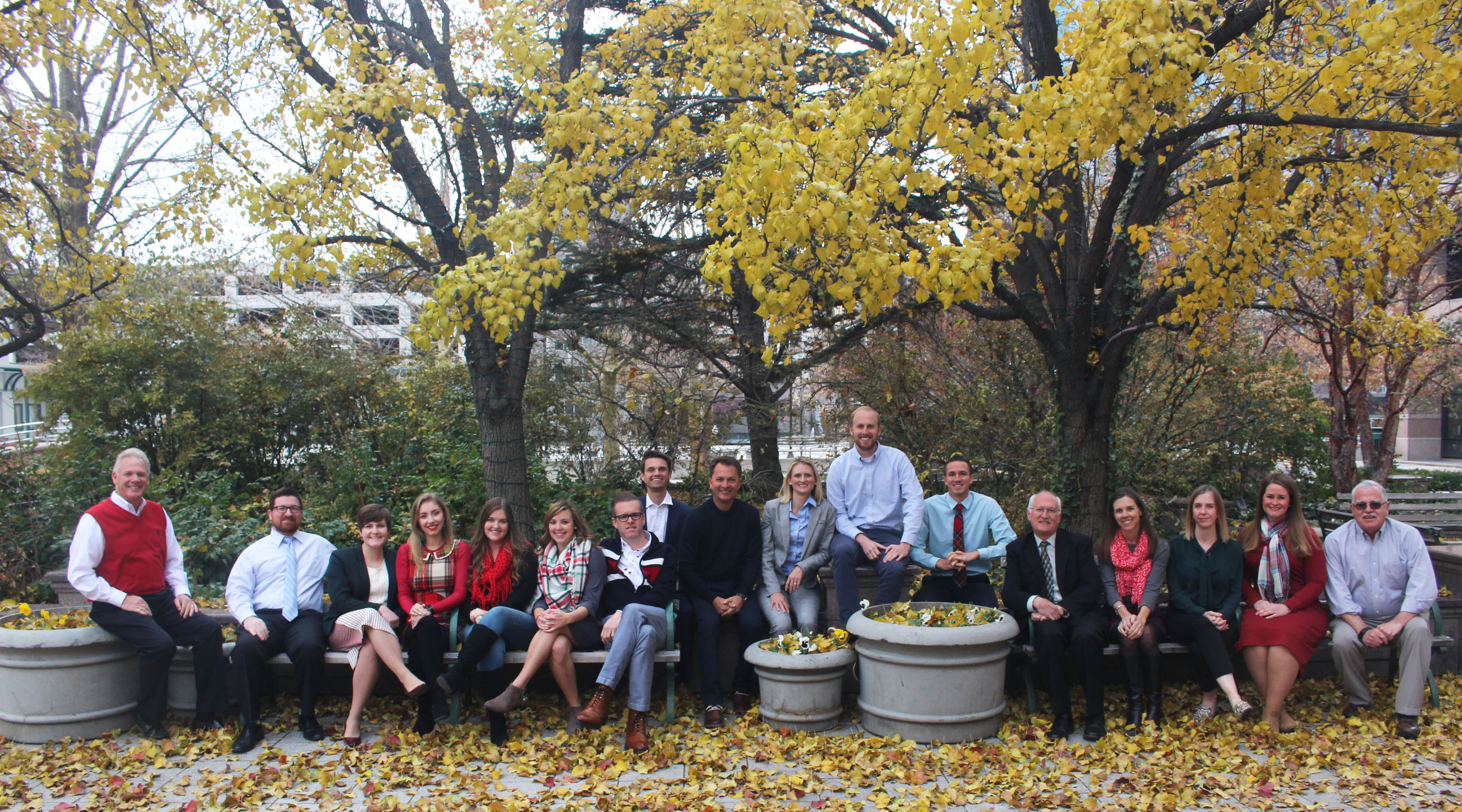 A photo of the EDCUtah staff outside their office in Salt Lake City, Utah.