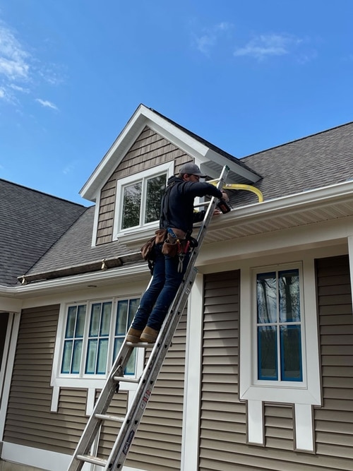 Seamless Gutters and Gutter Guards in Kalamazoo Weathers Exteriors