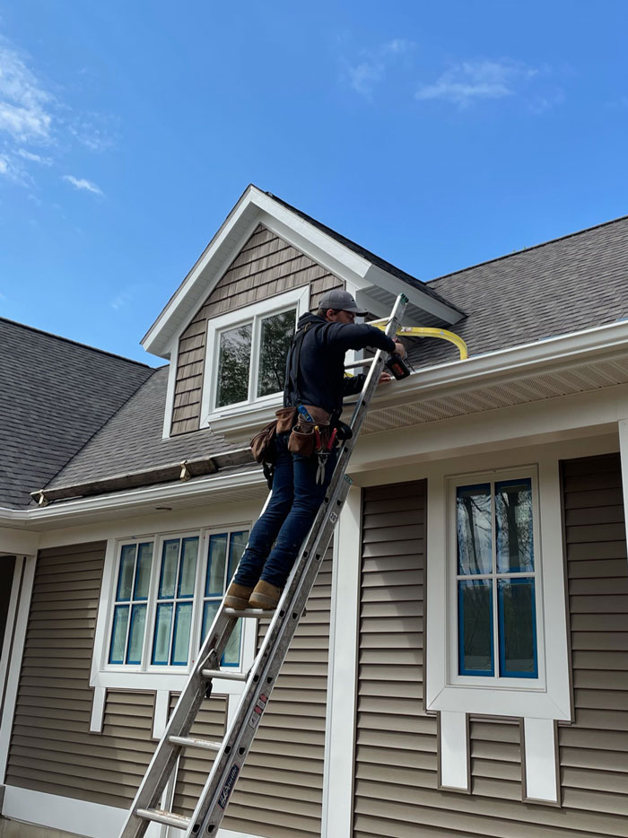 Seamless Gutters and Gutter Guards in Kalamazoo Weathers Exteriors