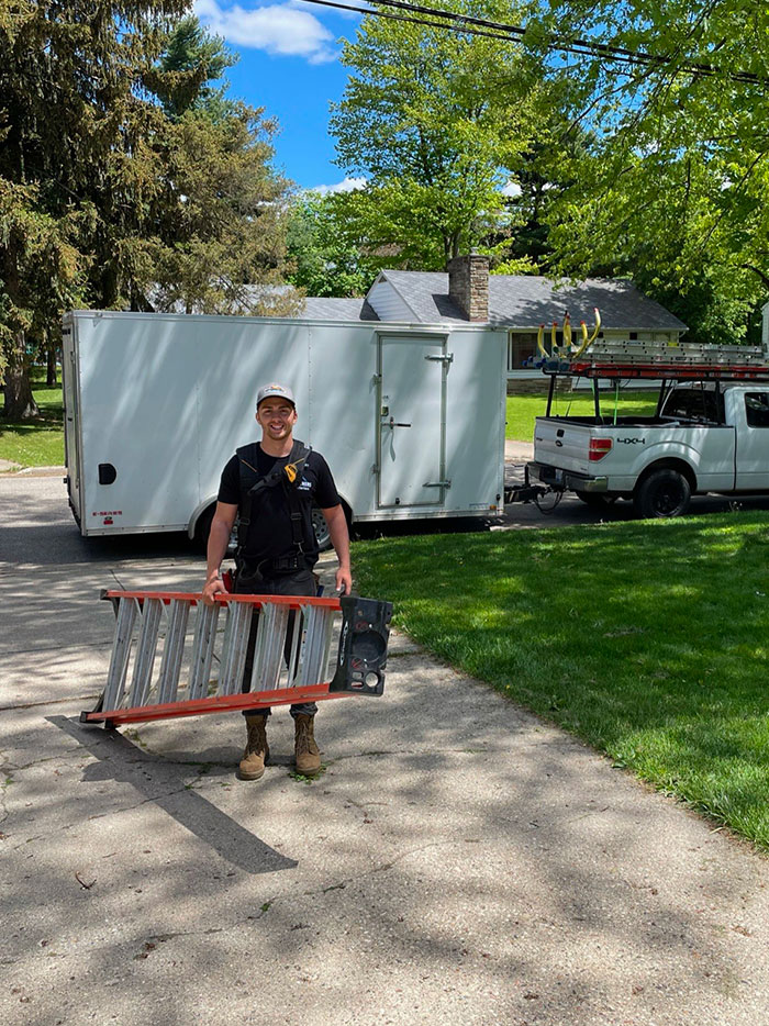 Seamless Gutters and Gutter Guards in Kalamazoo Weathers Exteriors