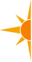 An icon of the sun that's part of the BrightView Behavioral Health logo