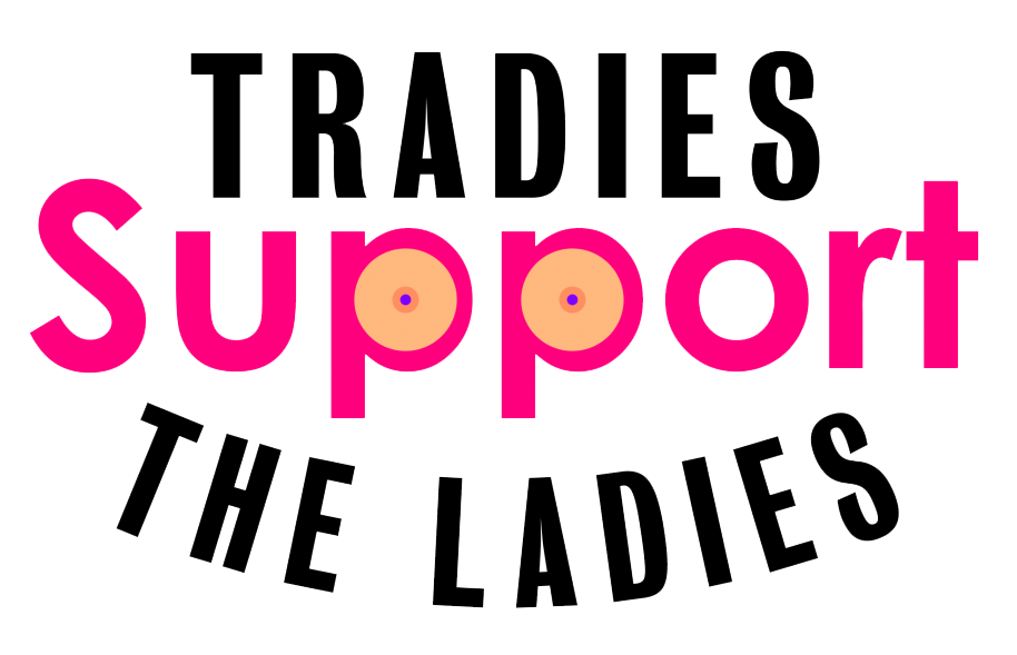 tradies support the ladies