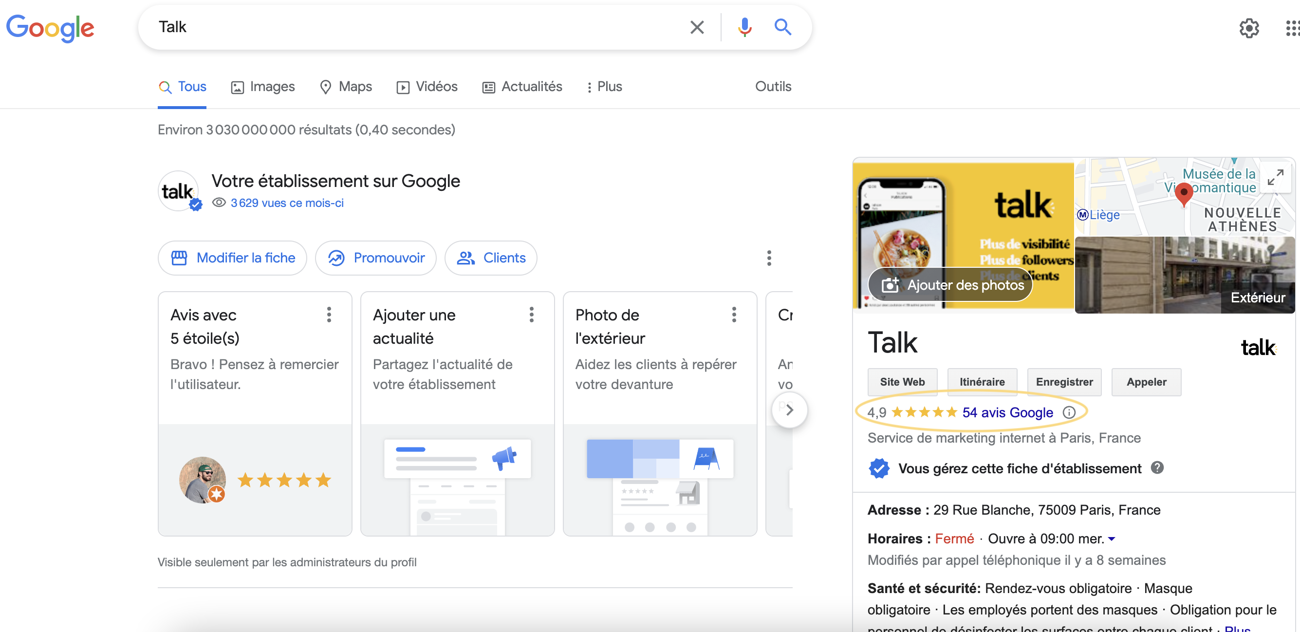 google map restaurant
