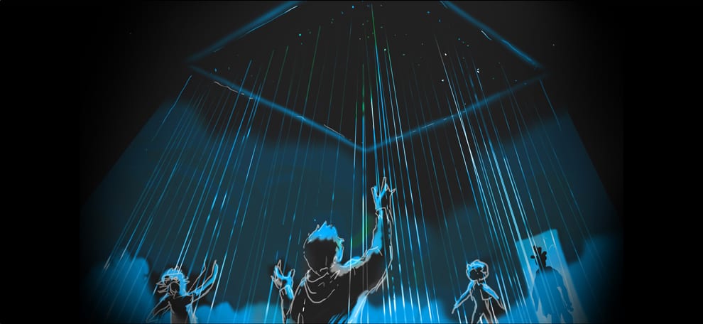 interactive light art direction