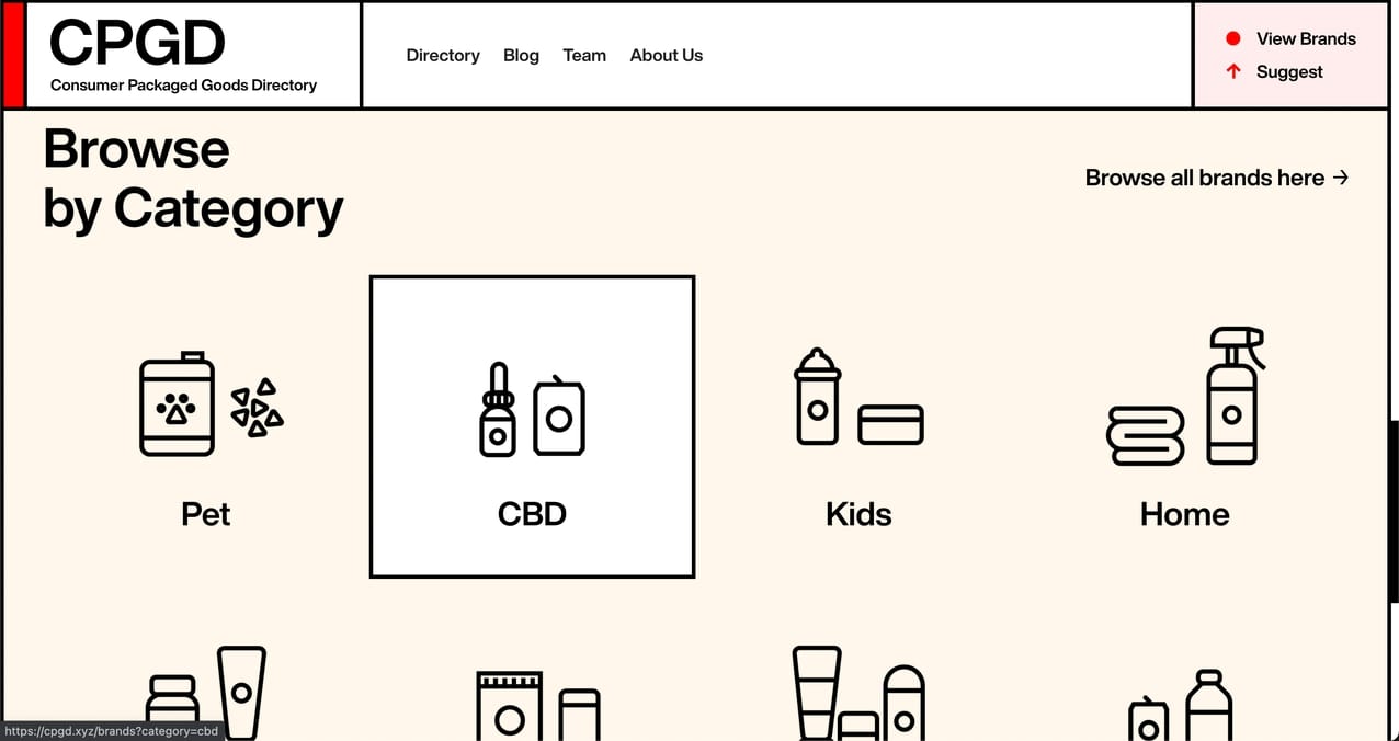 Peach background with grids created by bold, black lines. Icons are drawn in the same bold, black lines.