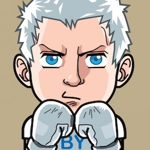 Avatar: Shows a team member in comic style