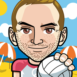 Avatar: Shows a team member in comic style