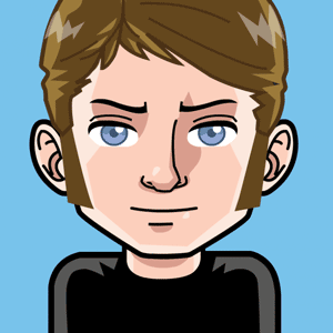 Avatar: Shows a team member in comic style