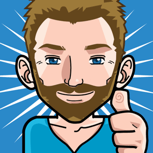 Avatar: Shows a team member in comic style