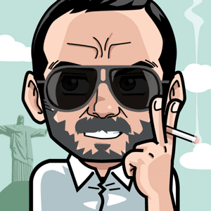 Avatar: Shows a team member in comic style