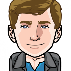 Avatar: Shows a team member in comic style