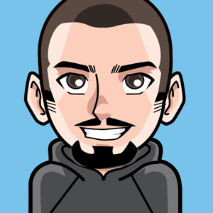 Avatar: Shows a team member in comic style