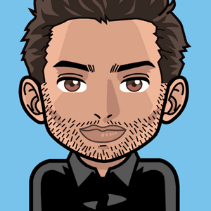 Avatar: Shows a team member in comic style