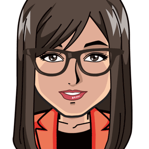 Avatar: Shows a team member in comic style