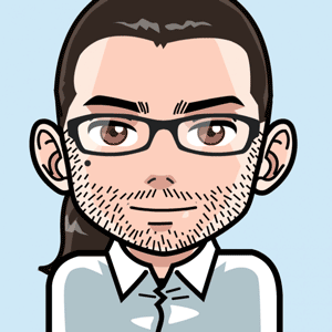 Avatar: Shows a team member in comic style