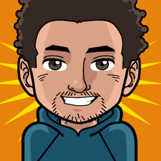 Avatar: Shows a team member in comic style