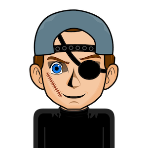 Avatar: Shows a team member in comic style