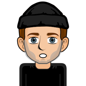 Avatar: Shows a team member in comic style