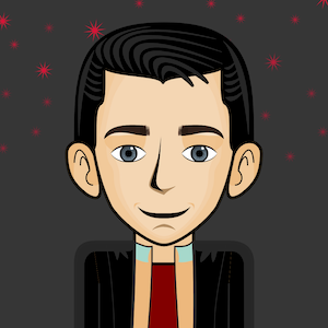 Avatar: Shows a team member in comic style