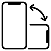 Turn your phone horizontally.