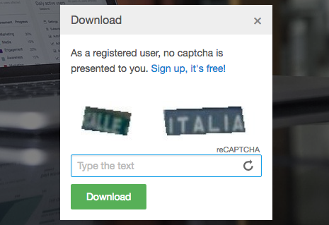 Fuzzy captcha form