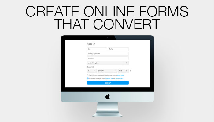 Create online forms that convert