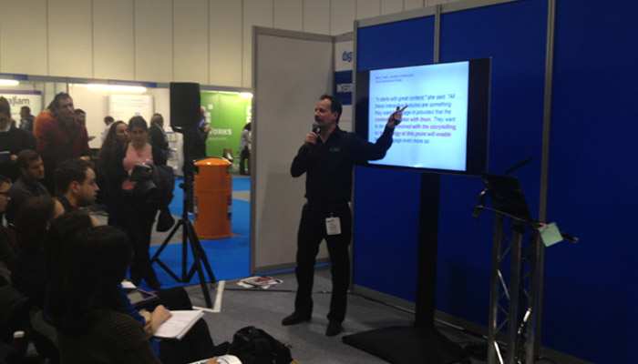 Ivan Imhoff at Digital Marketing Show 2014