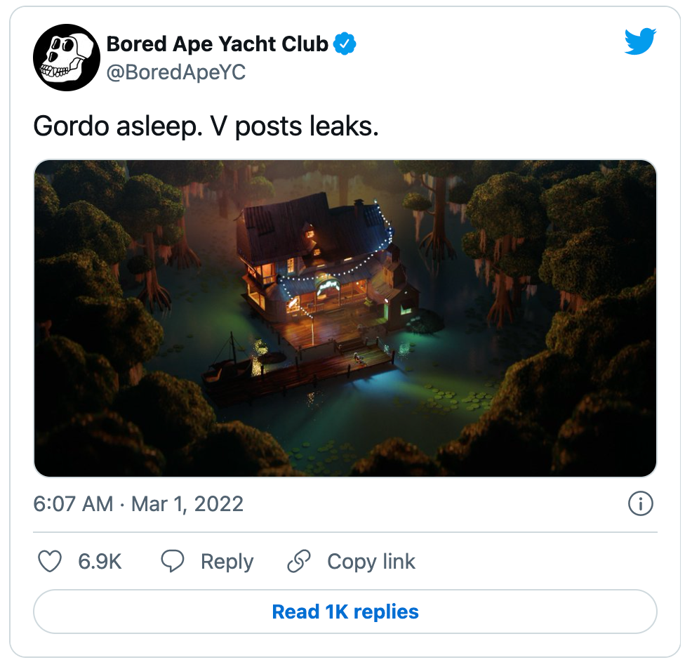 BAYC leak tweet