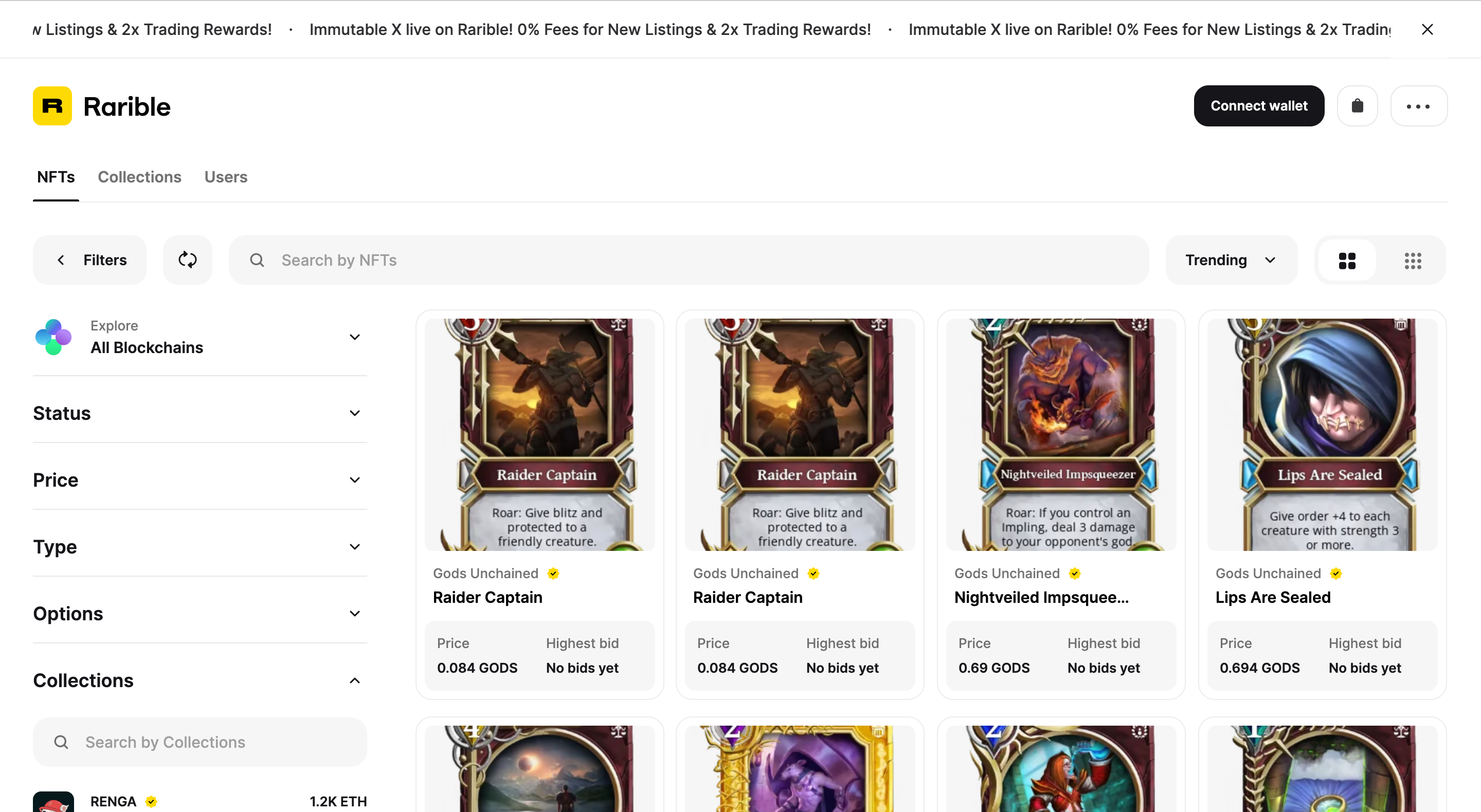 Rarible NFT marketplace