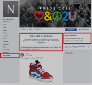 Nordstrom 2018 Pride Twitter ad campaign