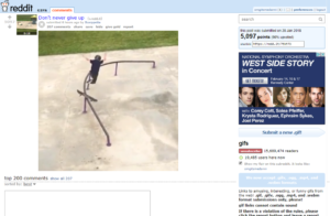 Don't Never Give Up screenshot from Reddit post