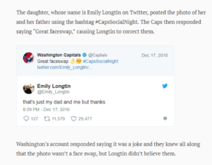 Awkward Twitter exchange between a user and a brand