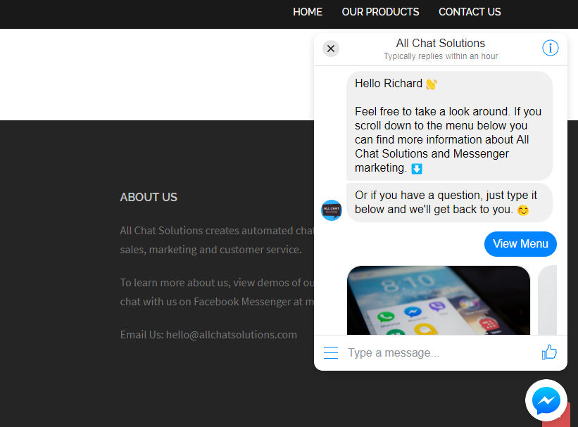 Image result for website bot messenger chat