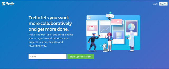Trello project management platform