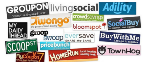 Conglomerate of coupon sites/brand logos/symbols
