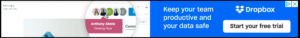 DropBox banner for free trial