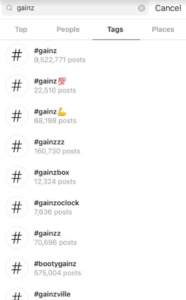 Instagram top hashtag expanded into even more long-tail tags