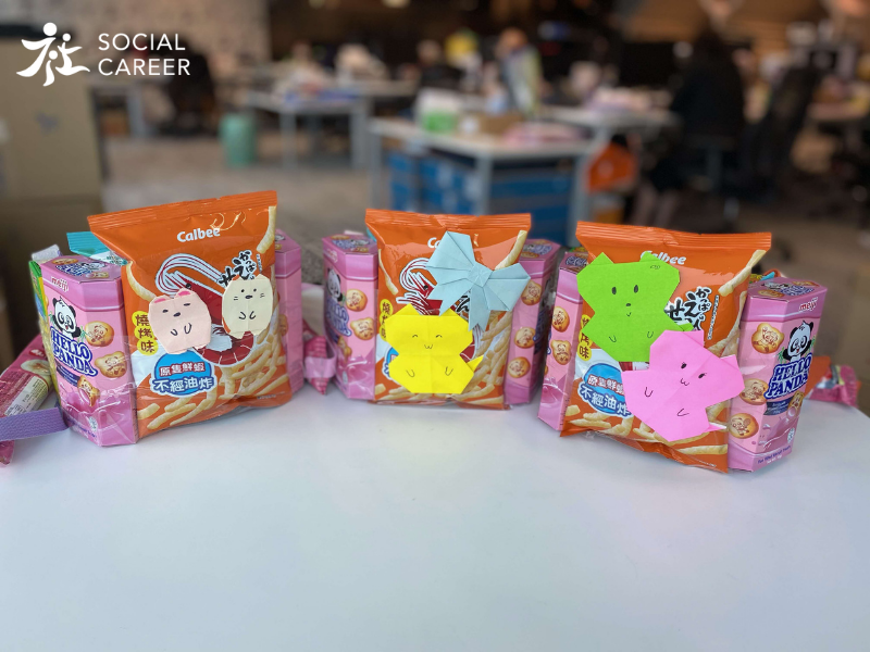 社職Social Career義工更附上心意卡 為小朋友送上額外祝福